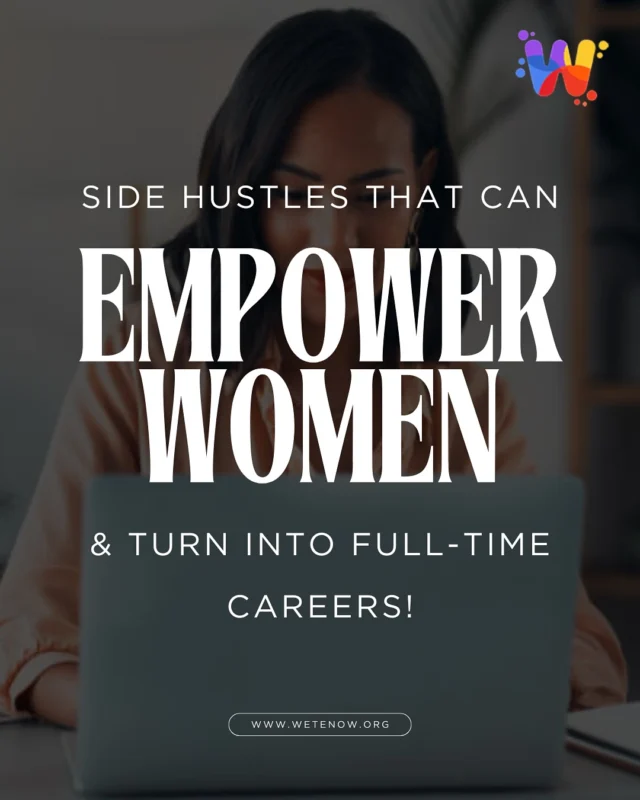 “Ladies, it’s time to unlock your potential!” 

These side hustles are a great way to take control of your future, whether you’re looking for extra income or just want to develop a new skill
-------------

At WETE Now, we empower women through education, providing practical training in caregiving, first aid, personal support work, and financial literacy. By equipping underserved women with essential skills, we help them secure jobs, make informed choices, and uplift their families—strengthening communities and driving progress.

💡 Join Us:
✅ Donate
✅ Volunteer
✅ Partner with us
✅ Sponsor a woman

Because WHEN WOMEN RISE, THE WORLD RISES WITH THEM! 🌍

#WomenEmpowerment #EducateHer #SideHustlesForWomen #FinancialIndependence #EmpoweredWomen #WomenSupportingWomen #EducateToElevate #GirlsCanDoAnything #StrongWomenStrongWorld #WomenInBusiness #WomenInspiringWomen #SupportHer #BreakingBarriers #creatingopportunities